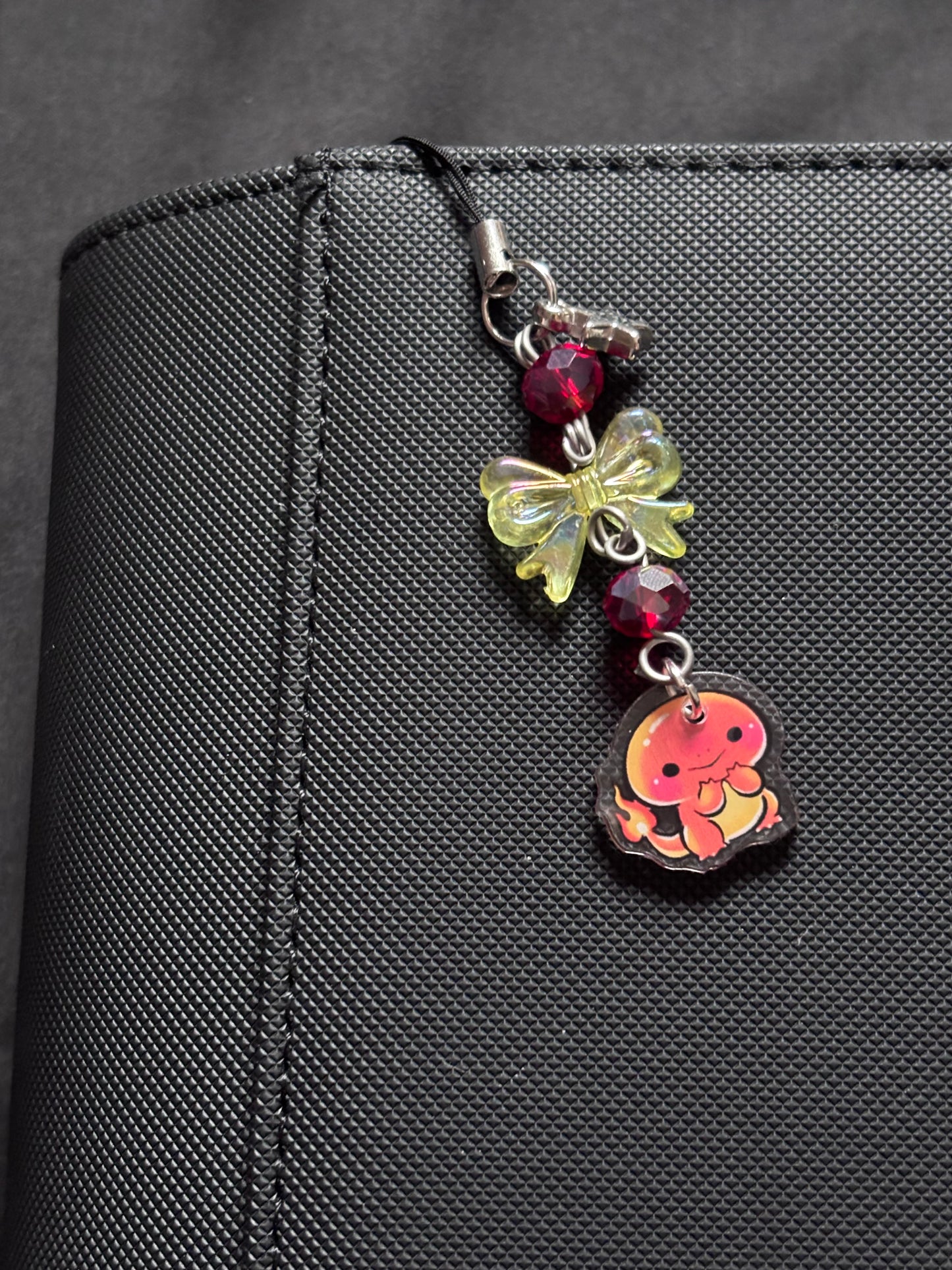 Fire Pokemon Themed Binder/Phone Charms