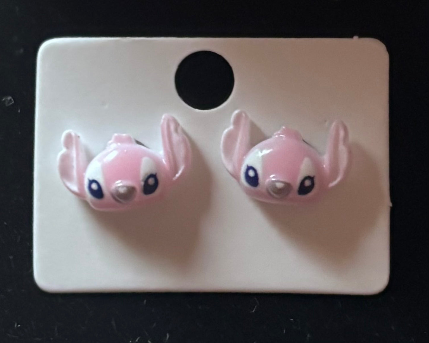 Stitch hypoallergenic stud earrings