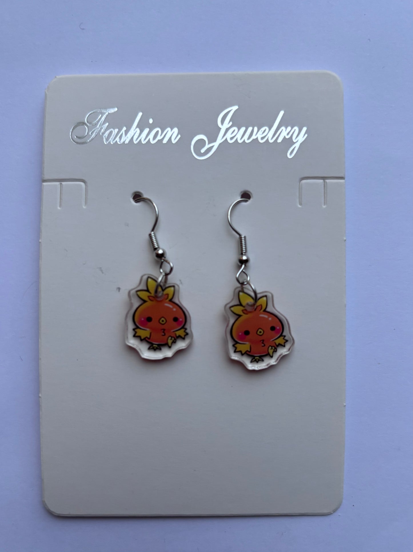 Fire type earrings