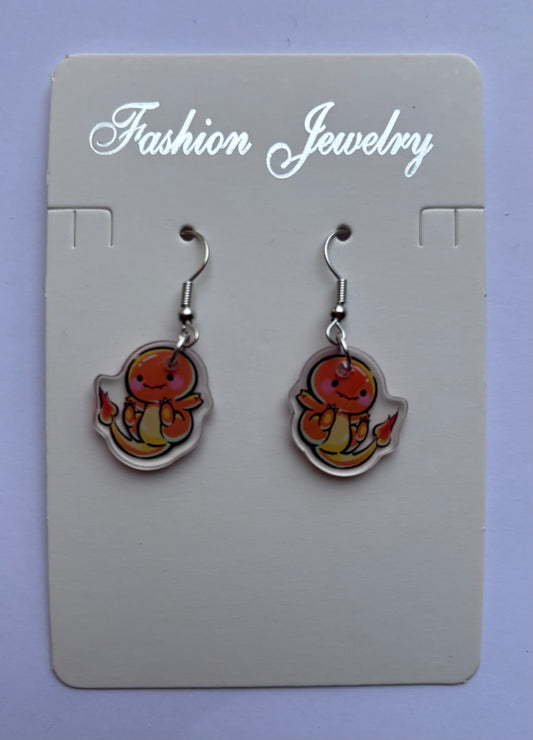 Fire type earrings