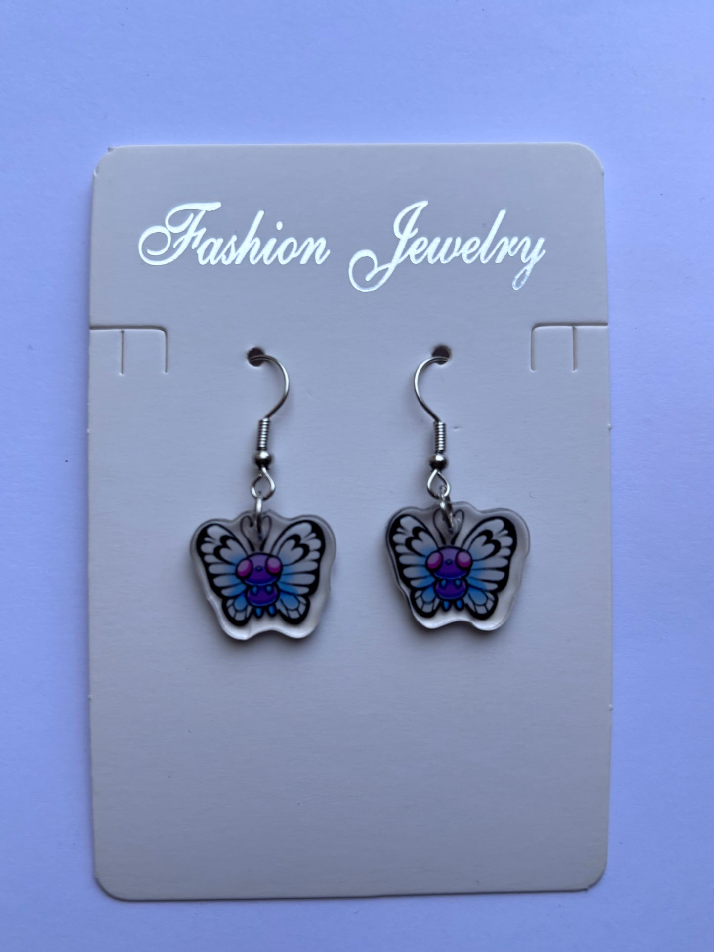 Grass type earrings