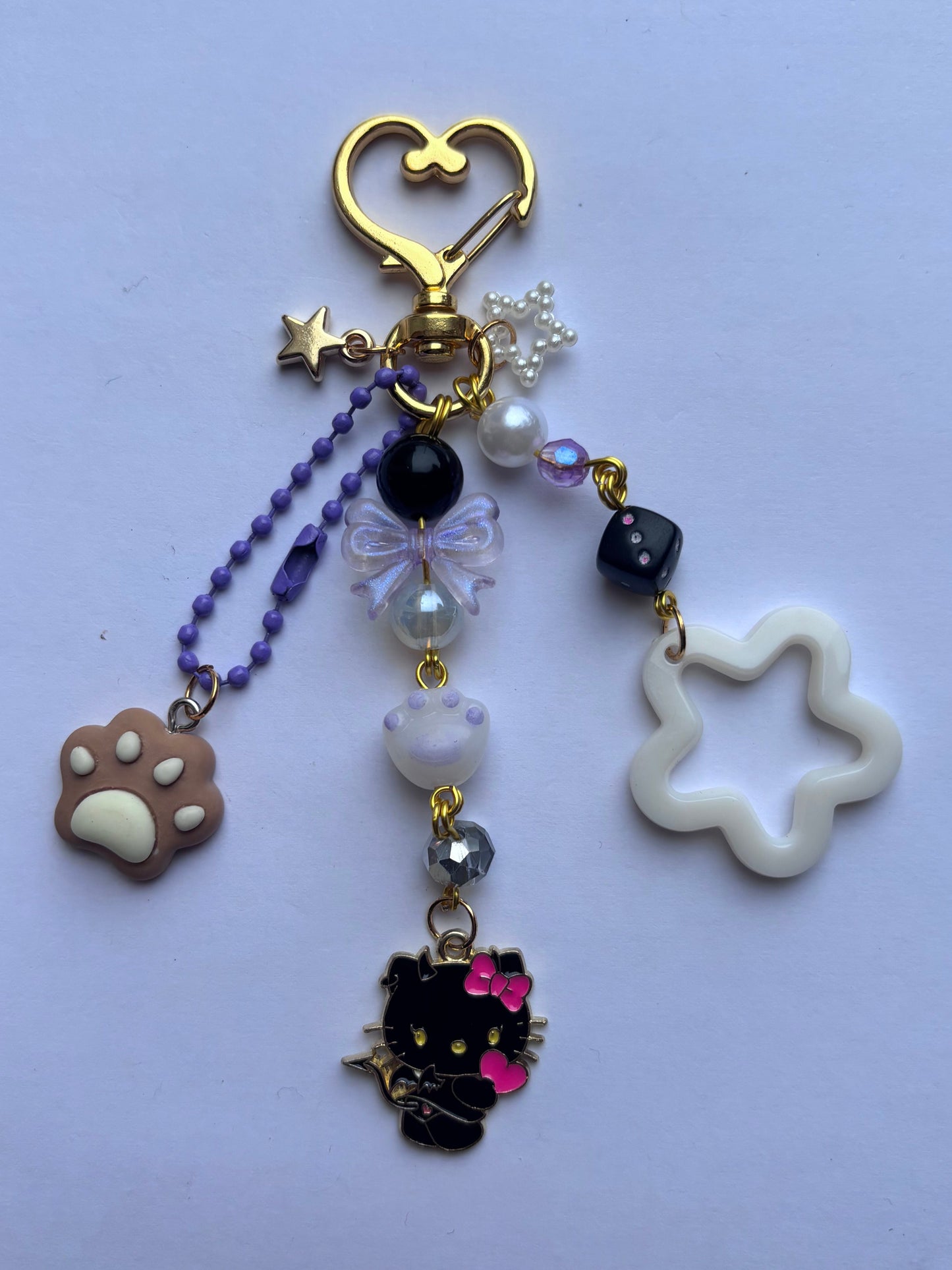 Hello Kitty Sanrio Angel And Devil Keychains