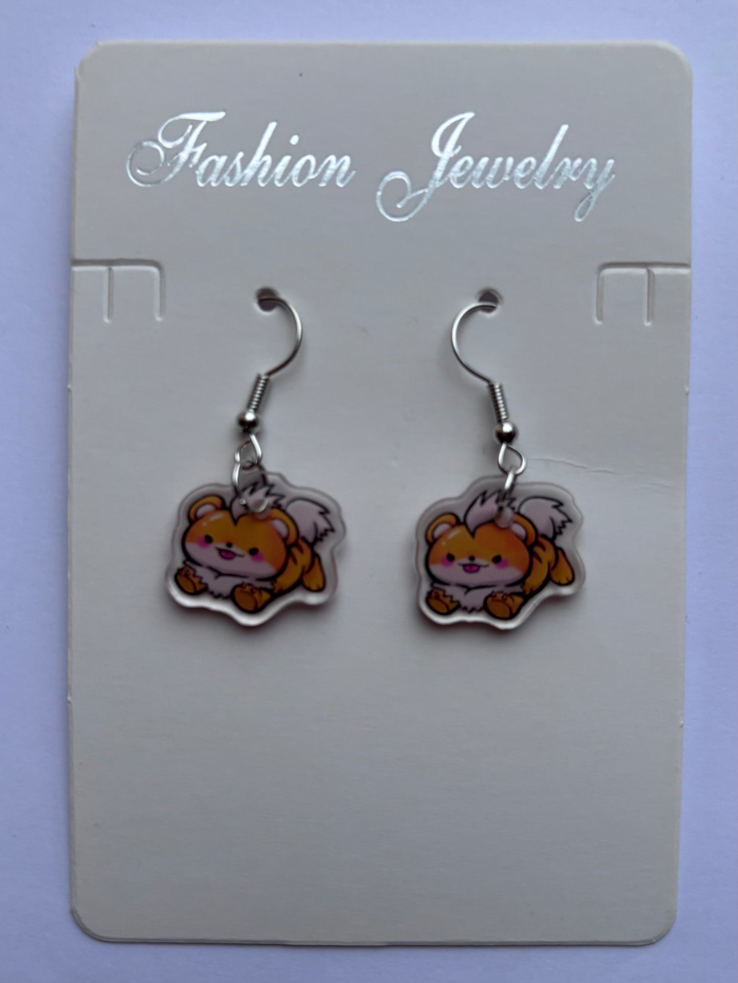 Fire type earrings