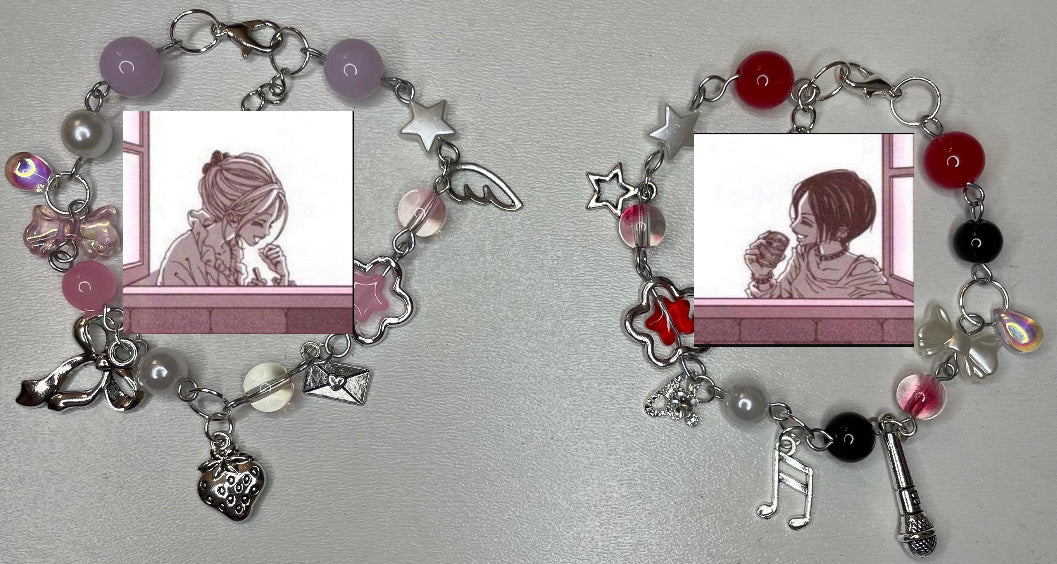 Nana And Hachi beaded Bracelet Set