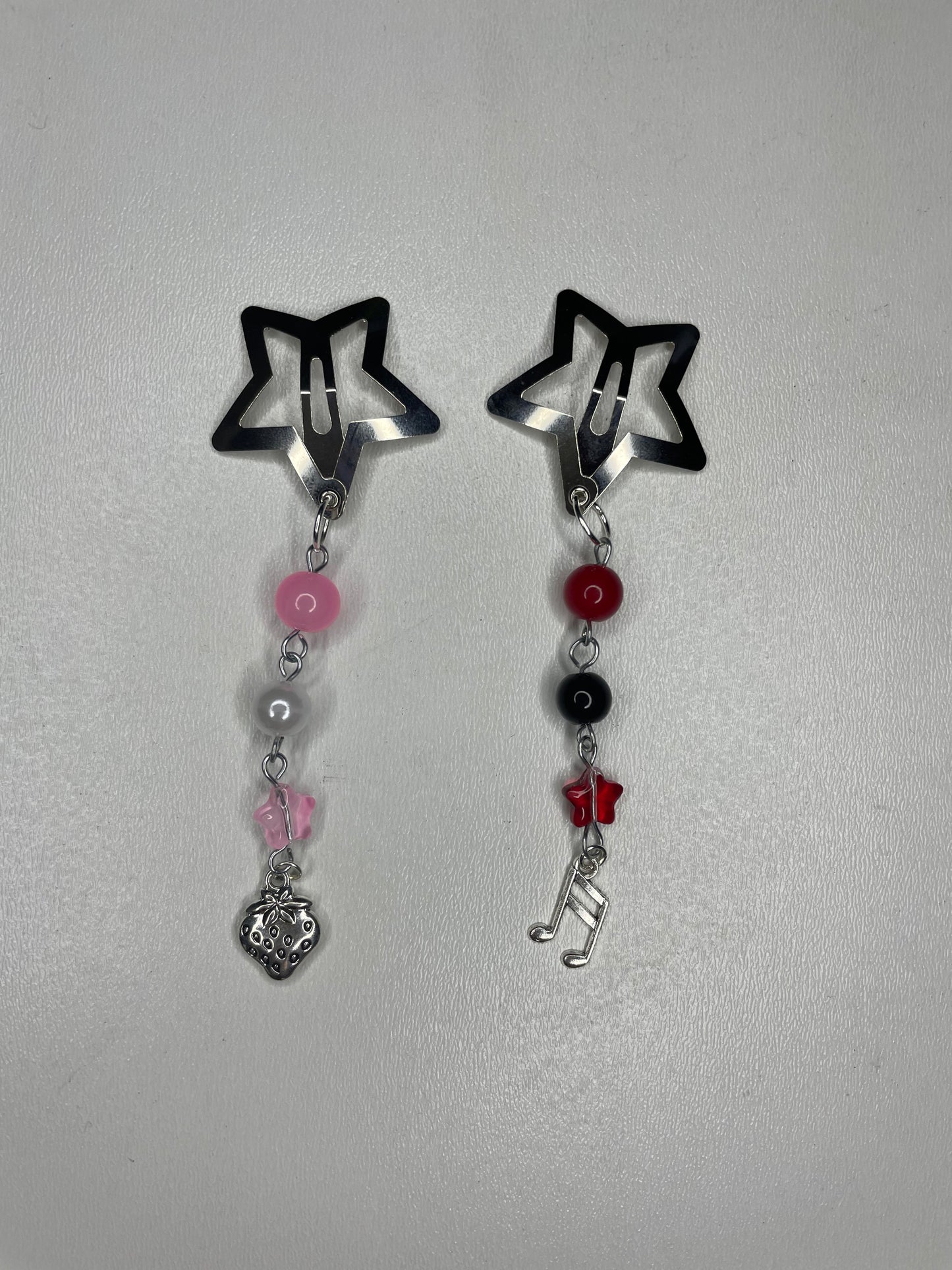 Nana And Hachi Beaded Hairclips