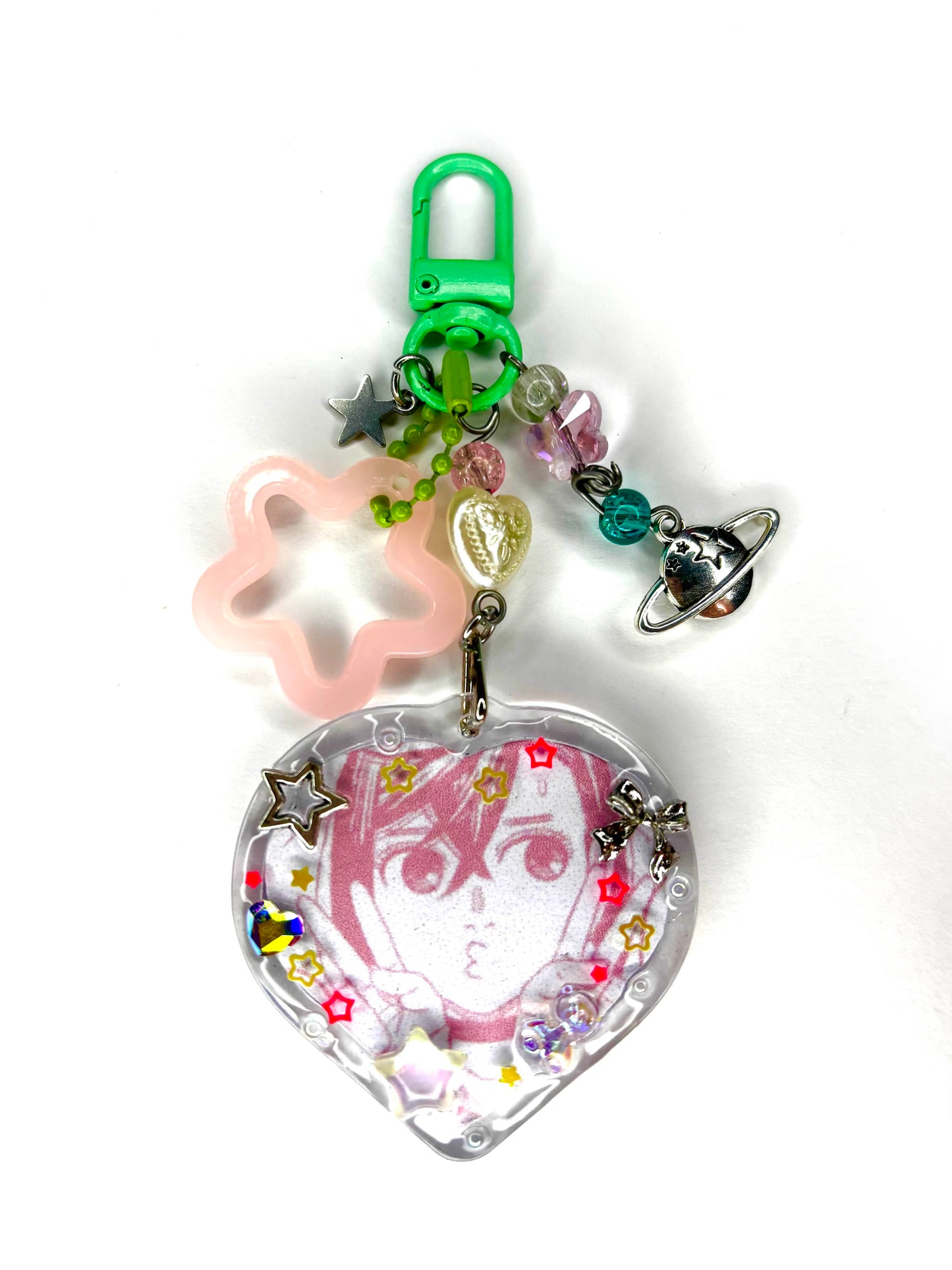 Momo Dandadan Inpsired Photo Keychain