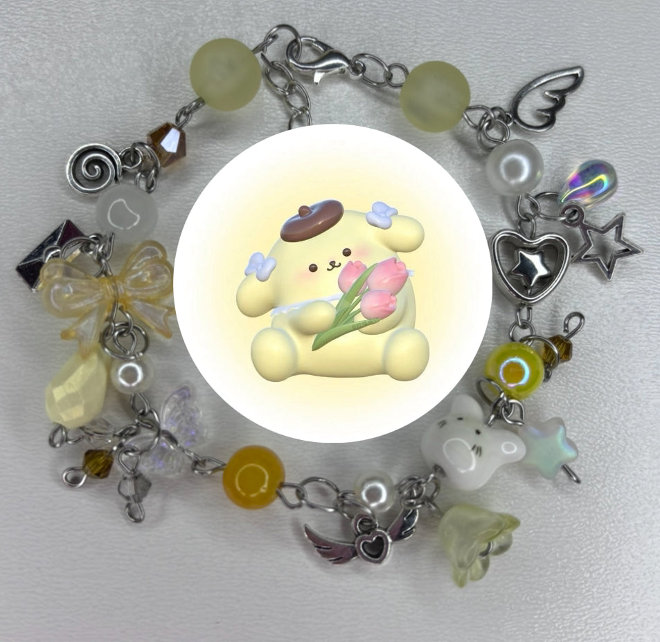 Pompompurin Themed Sanrio Bracelet