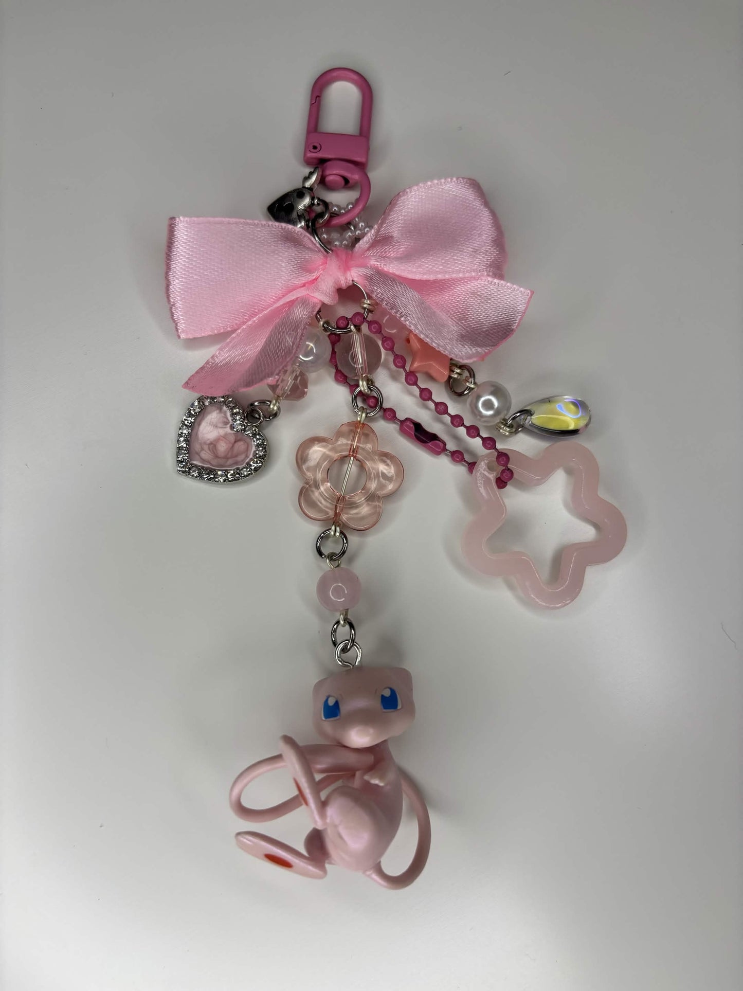 Mew Pokemon Keychain Bag Charm