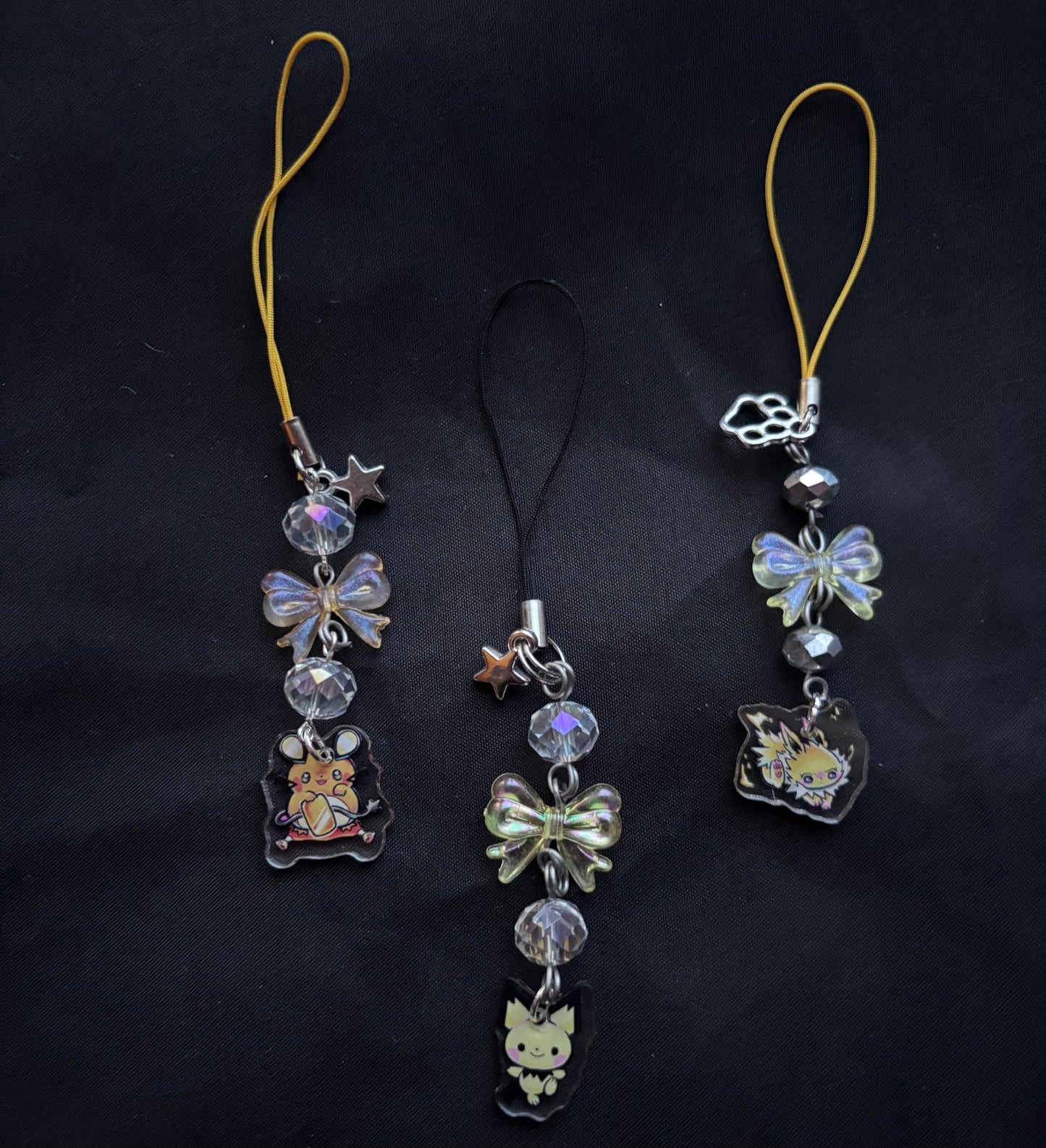 Electric Pokemon Themed Binder/Phone Charms