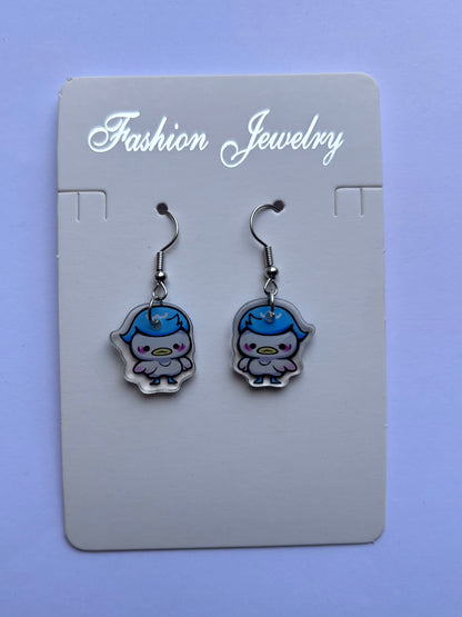 Water type earrings