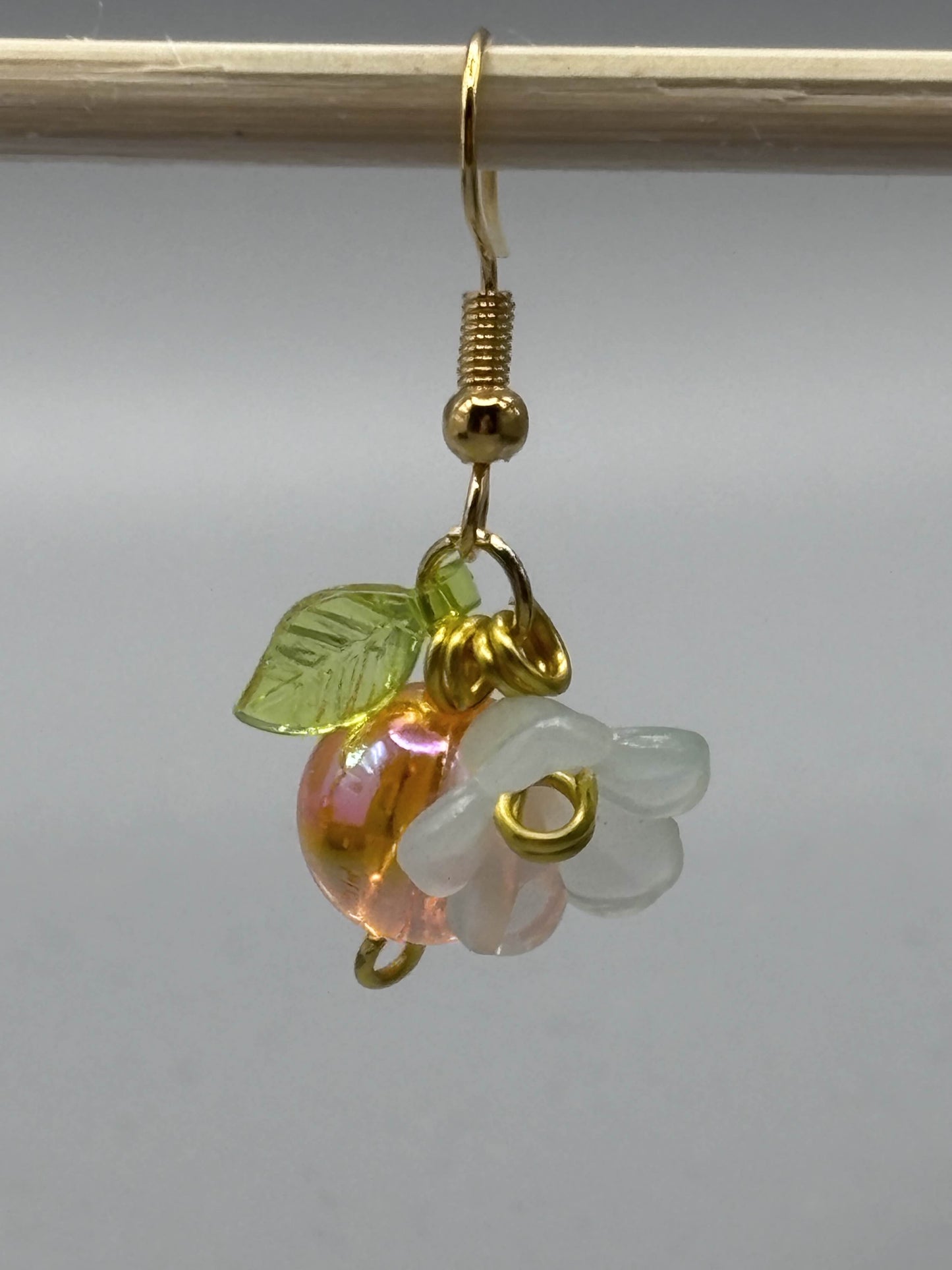 Orange earrings