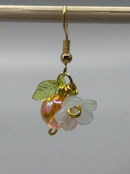 Orange earrings