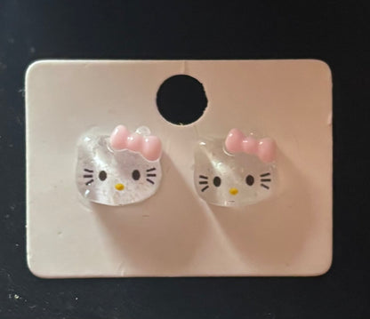 Hello Kitty Hypoallergenic Stud Earrings