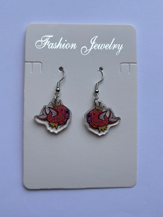 Water type earrings