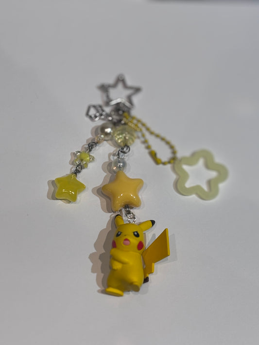 Pokemon Themed Pikachu Keychain