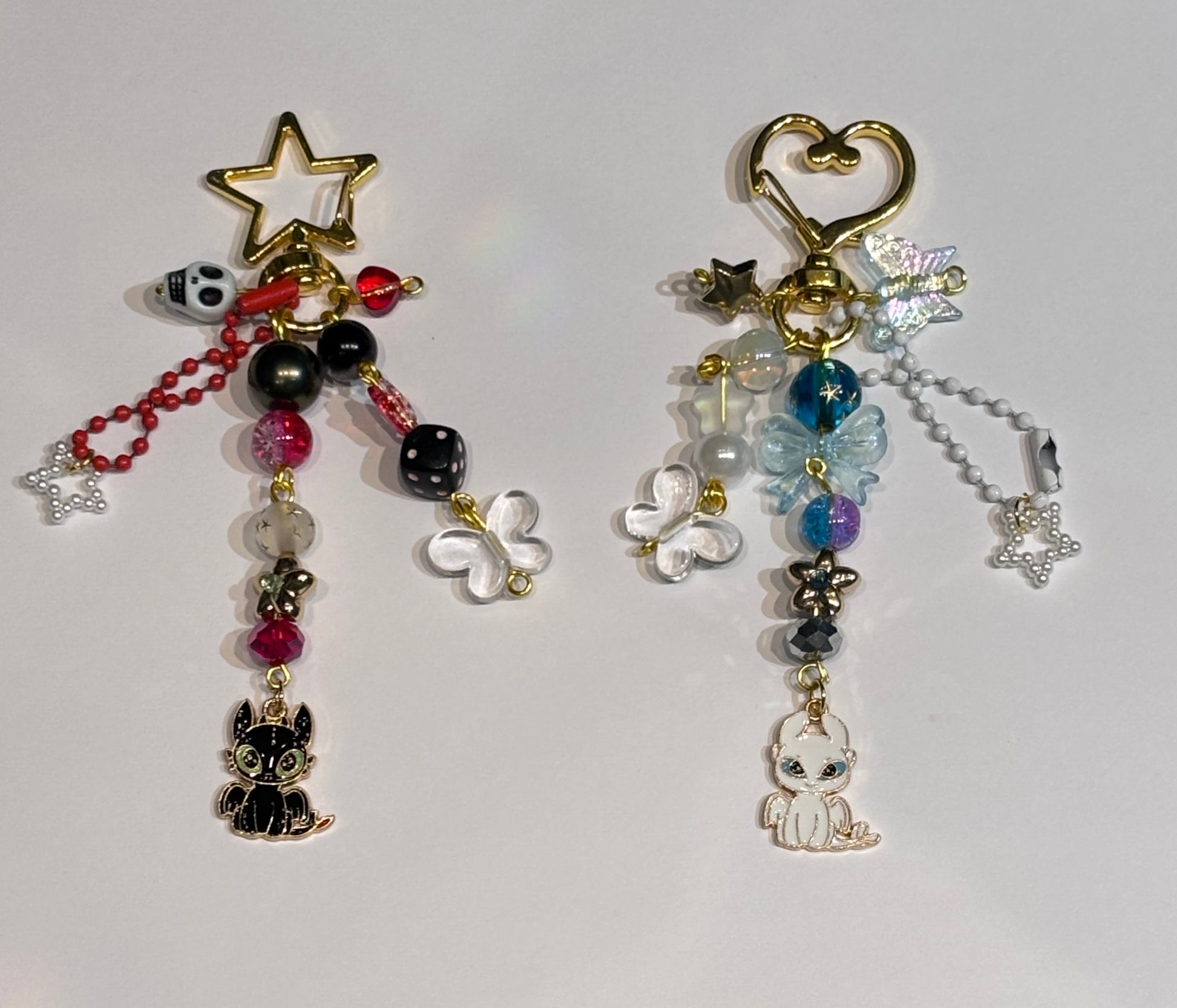 Toothless and Lightfury Keychain How to train your dragon Inspired