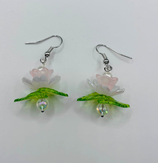 Lotus Flower Earrings