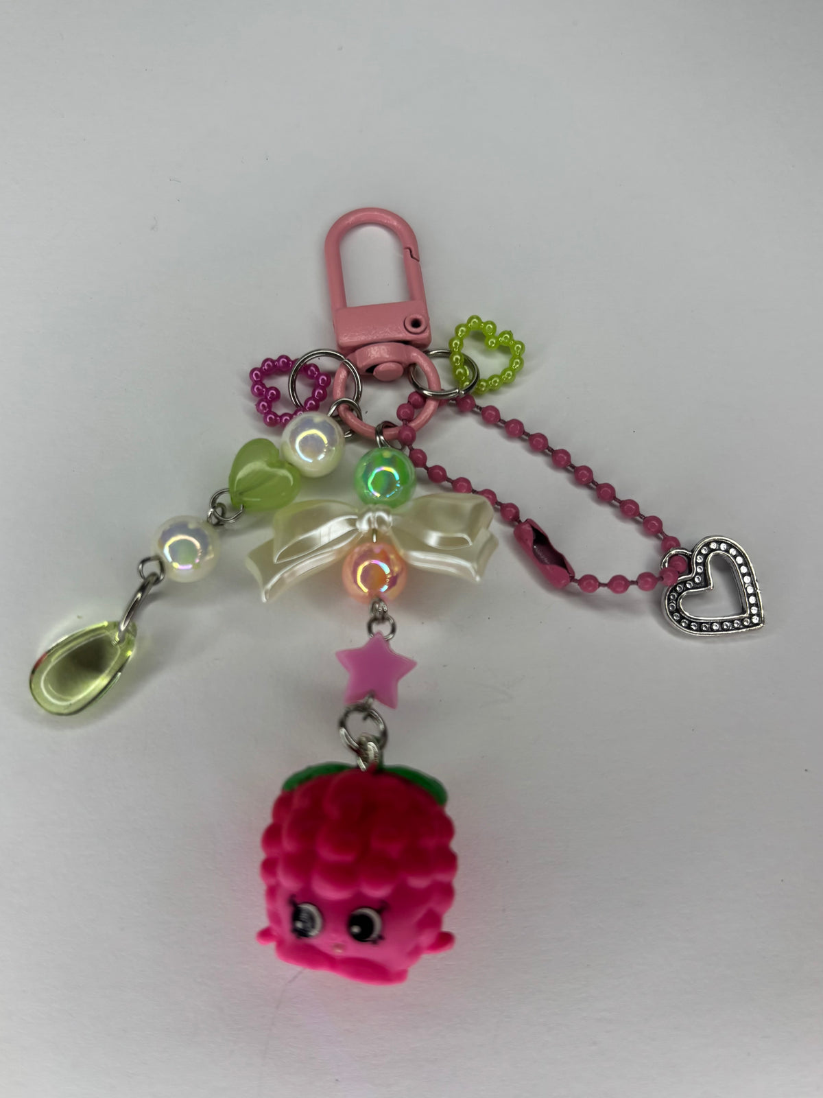 Asbury Raspberry Shopkins Keychain Bag Charm