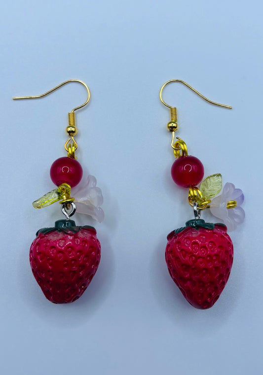 Strawberry earrings