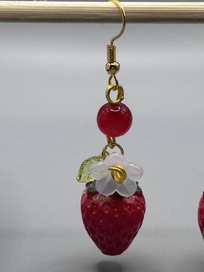 Strawberry earrings