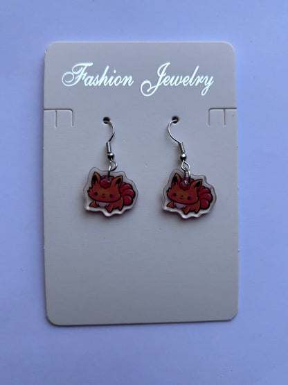 Fire type earrings