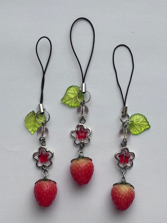 Strawberry Phone Charm