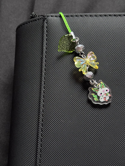 Grass Pokemon Themed Binder/Phone Charms