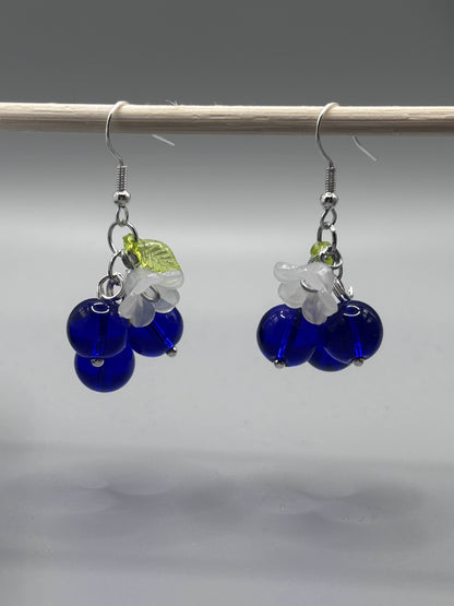 Blueberry earrings