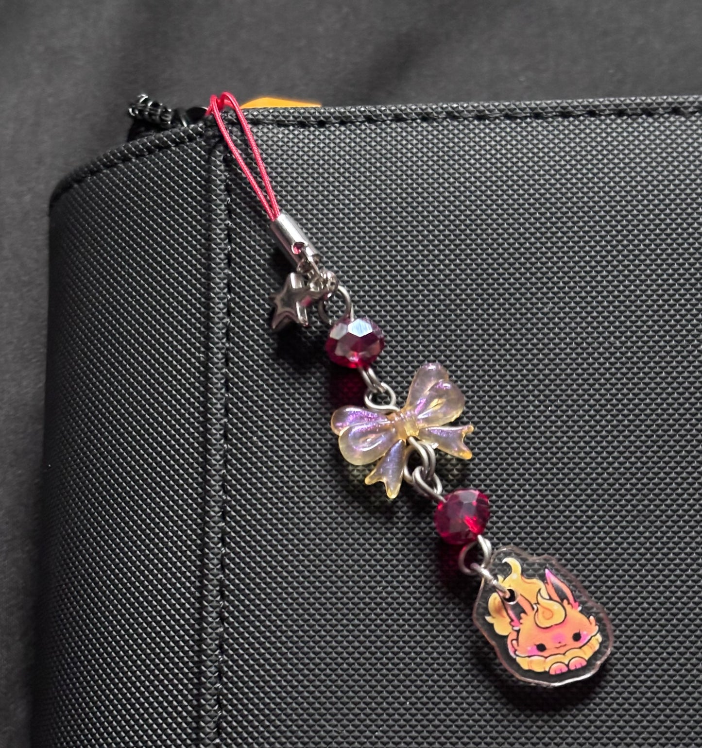 Fire Pokemon Themed Binder/Phone Charms