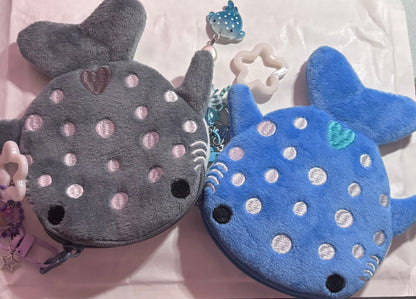 Whale shark coin pouch