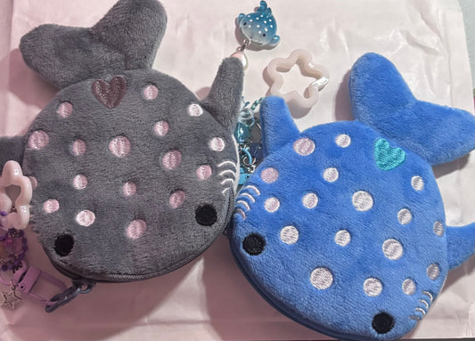 Whale shark coin pouch