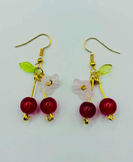 Cherry earrings