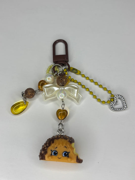 Choco Taco Shopkins Keychain Bag Charm