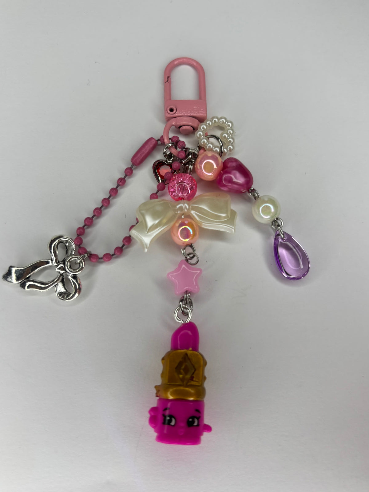 Lippy Lips Shopkins Keychain Bag Charm