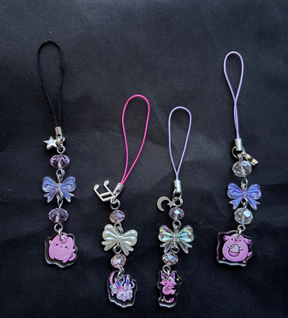 Fairy Pokemon Themed Binder/Phone Charms