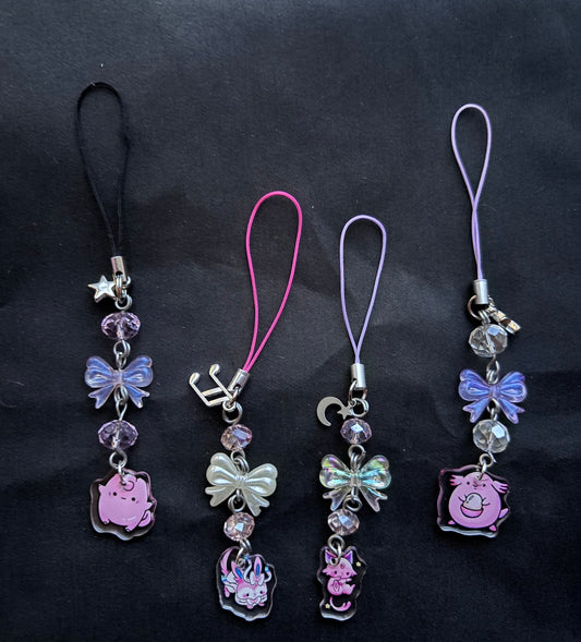 Fairy Pokemon Themed Binder/Phone Charms