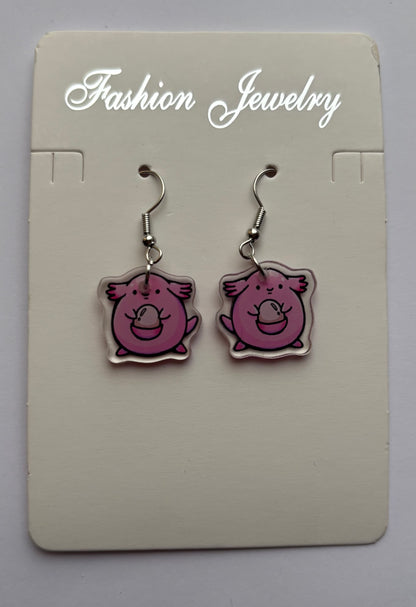 Cutesy poke earrings