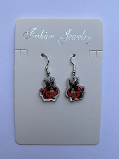 Fire type earrings