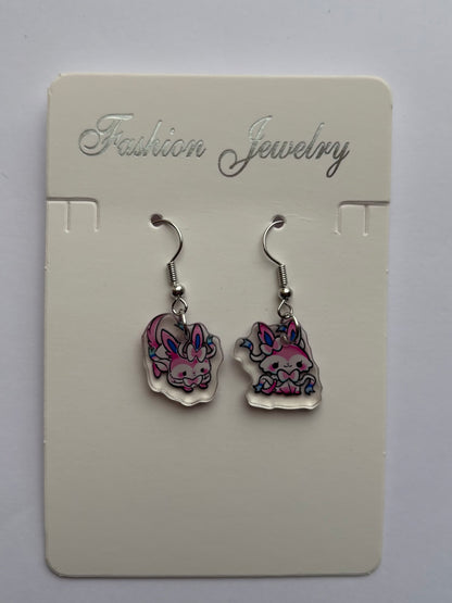 Eeveelution earrings