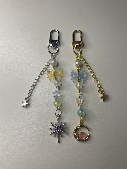 Sun And Moon Keychain Set