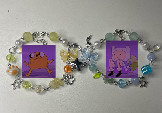 Finn And Jake Adventure Time Themed Bracelets