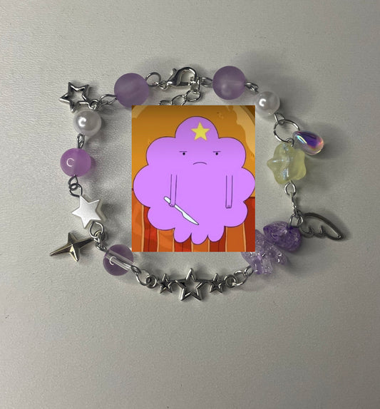 Lumpy Space Princess Themed Adventure Time Bracelet