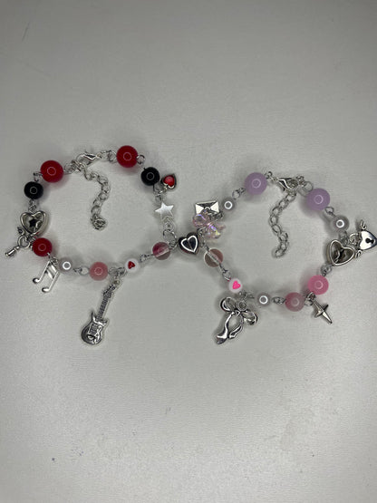 Marceline And Bubblegum Adventure Time Themed Bracelets