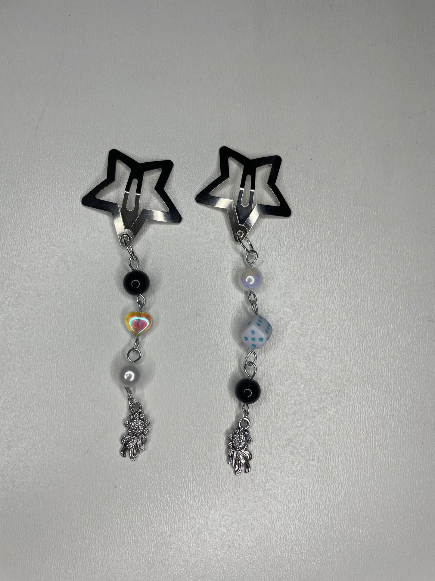 Suguru And Satoru Beaded Hairclips