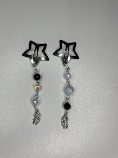 Suguru And Satoru Beaded Hairclips