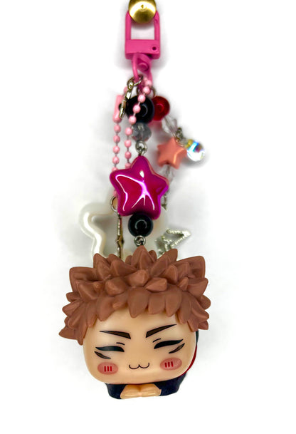Yuji JJK Inspired Kitty Keychain