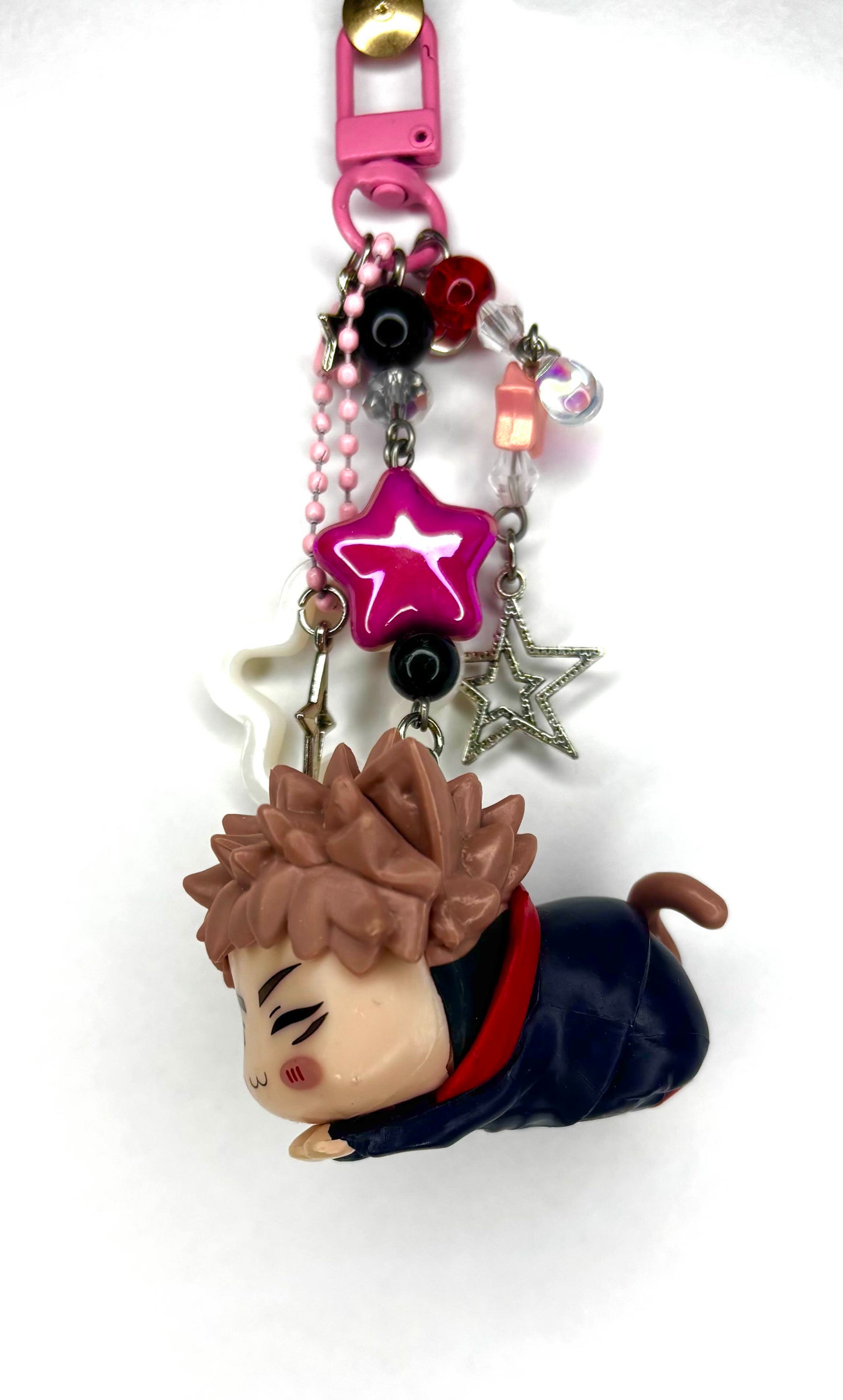 Yuji JJK Inspired Kitty Keychain