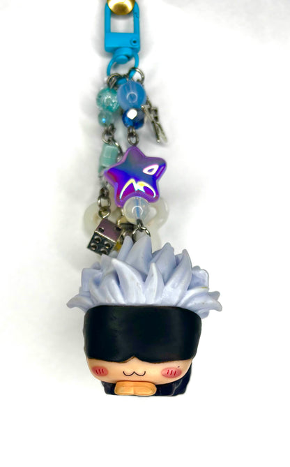 Gojo JJK Inspired Kitty Keychain