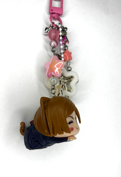 NobaraJJK Inspired Kitty Keychain
