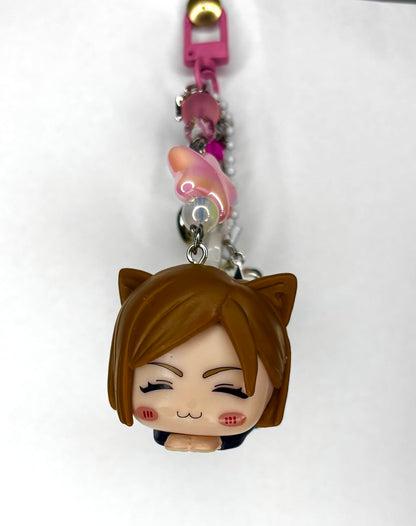 NobaraJJK Inspired Kitty Keychain